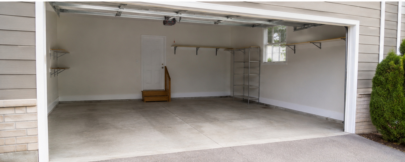 Garage propre après